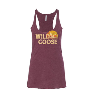 Wild Goose Maroon Sunset Tank